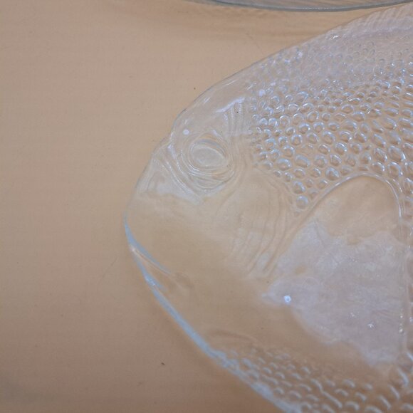 Set of 6 Arcoroc Glass Fish Plates - Picture 7 of 11